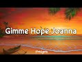 Eddy Grant - Gimme hope Jo'Anna Lyrics