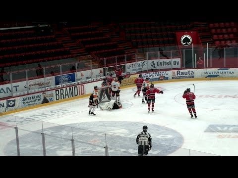 A-ässät-Kookoo 27.10.2017. Roman Zitnyn 1-0 maali (YV2)