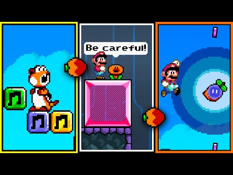 What if Mario Wonder was remade in Super Mario World Style?