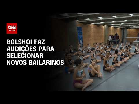 Escola de Teatro Bolshoi faz audições para selecionar novos bailarinos no Brasil | CNN PRIME TIME