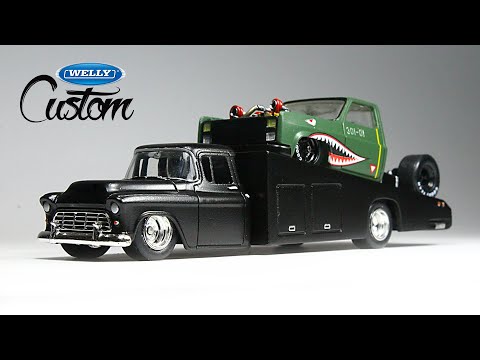 CHEVY HAULER - WELLY DIECAST CUSTOM