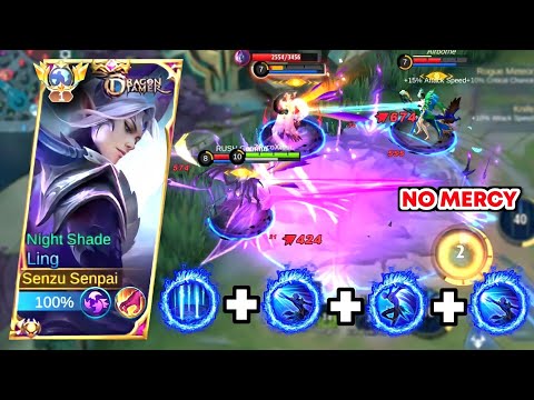 LING FASTHAND FREESTYLE KILL • INSANE HAND SPEED LING NO MERCY • Mobile Legends