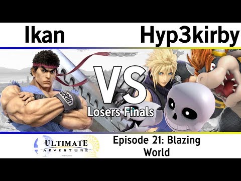 Ikan (Ryu) vs Hyp3kirby (Mii Gunner, Bowser, Cloud) - TUA: Episode 21 Blazing World Losers Finals
