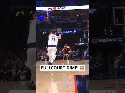 INSANE alley-oop from Luka Doncic to Jones Jr. #Shorts