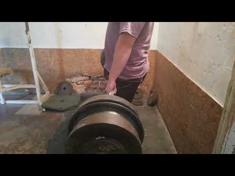 166/365 x 27 Sec Double Overhand Deadlift