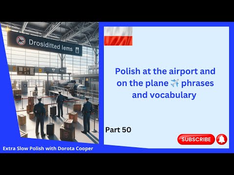 Polish at the airport tickets, and baggage ✈️ phrases and words - At the airport Polish. Part 50