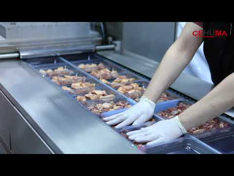 Thermoform Vacuum / MAP Packaging Machine for Meat & Chicken Pieces