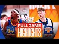 WARRIORS Vs KNICKS LAS VEGAS SUMMER LEAGUE FULL GAME HIGHLIGHTS July 16 2026