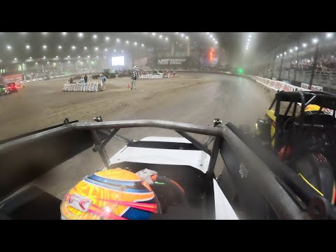 Kyle Larson on-board footage, 14th to 2nd during 2025 Tulsa Shootout, Christopher Bell wins!