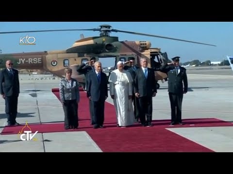 Cérémonie d’accueil du Pape à l’aéroport de Tel Aviv