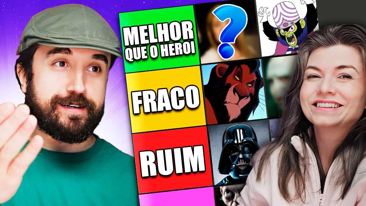 QUAL O MAIOR VILÃO DE TODOS OS TEMPOS? - TIER LIST