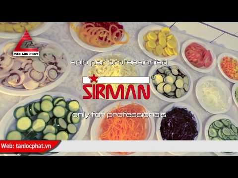 Máy thái lát rau củ quả SIRMAN TM - TMTG hàng nhập giá rẻ nhất trên thị trường