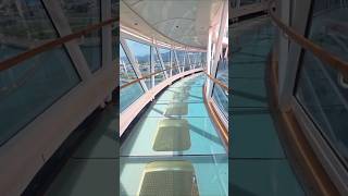 2nd Sky Walk on Royal Princess Cruise Ship #royalprincess #royalprincessskywalk #cruiseskywalk
