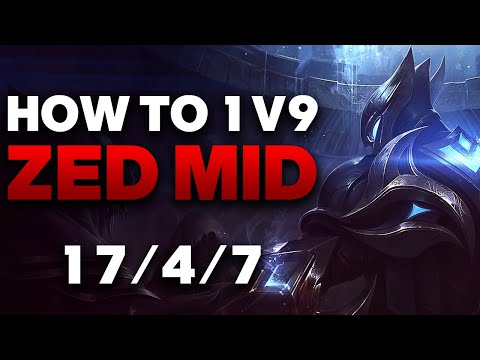 Vapora Dark Zed Mid Gameplay - How to Dominate with Zed in Season 11 | League of Legends