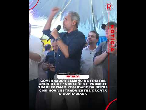 Governador Elmano garante R$ 15 milhões para estrada da Serra entre Croatá e Guaraciaba