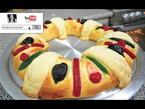 Cómo hacer ROSCA DE REYES | #VickyRecetaFacil