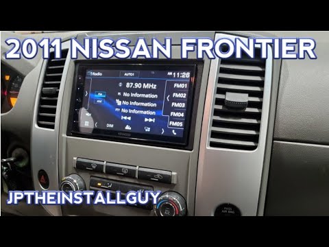 2011 NISSAN FRONTIER radio removal replacement and install