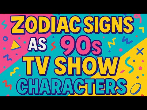 Zodiac Signs As 90’s TV show Characters  #zodiacsigns #astrology 