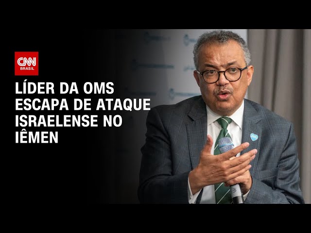Líder da OMS escapa de ataque israelense no Iêmen | CNN 360º
