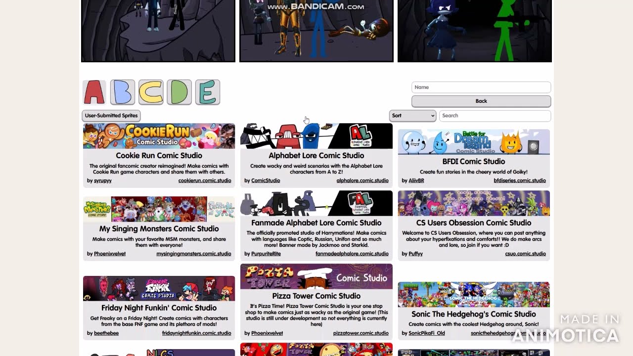 Create Your Own Alphabet Lore in Comic Studio