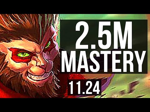 WUKONG vs MALPHITE (TOP) | 2.5M mastery, 6 solo kills, 400+ games | NA Master | 11.24