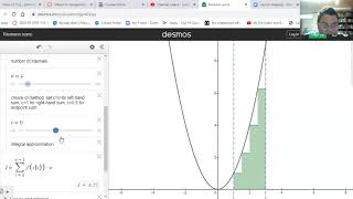 Calc - Riemann Sum Calculator on Desmos