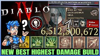 Diablo 4 - New Best 1 SHOT EVERYTHING Necromancer Build - MAXIMUM DPS Bone Spear - Full Guide!