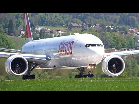 Zurich Airport Plane Spotting - Closeup Boeing Takeoffs from Runway 16