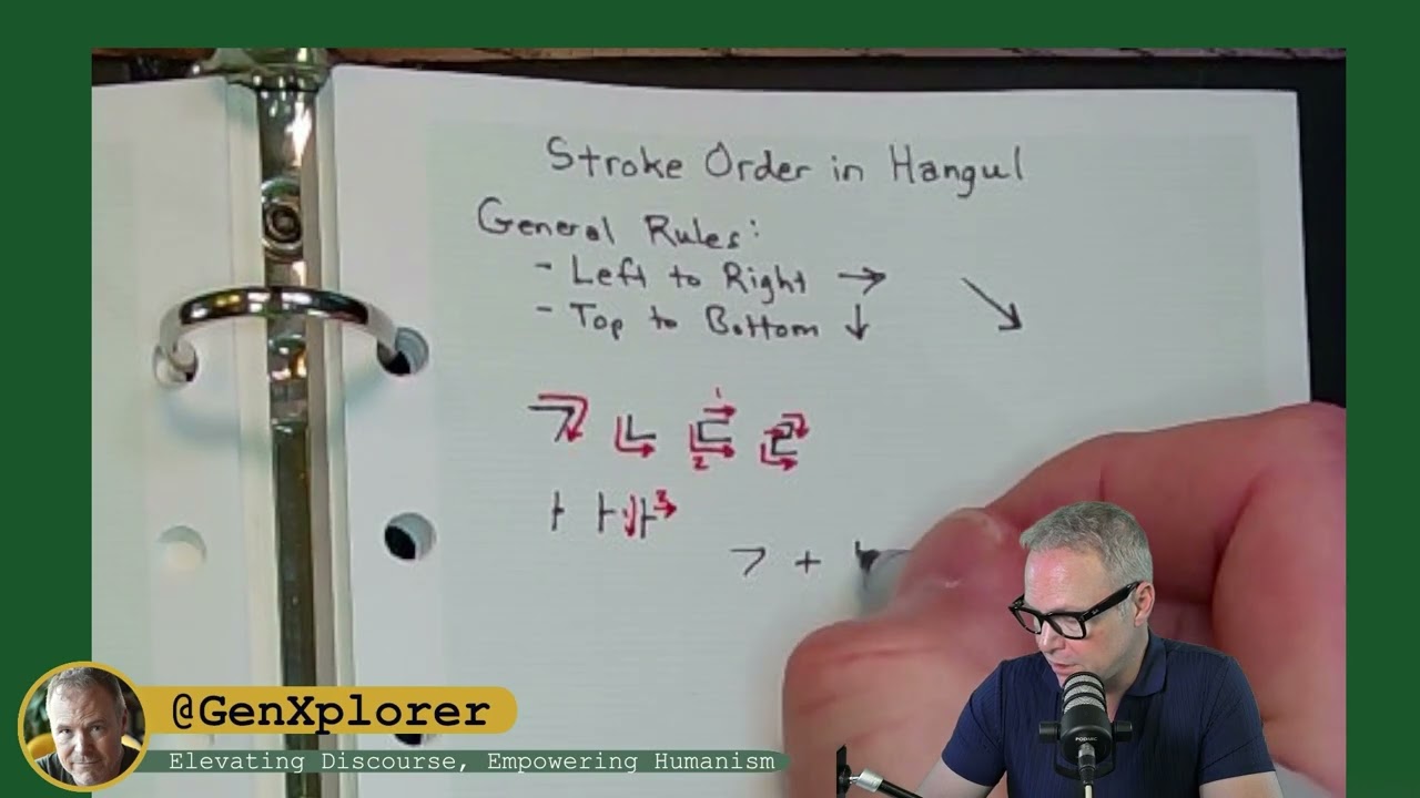 Mastering Hangul: Essential Stroke Order Rules for Beginners