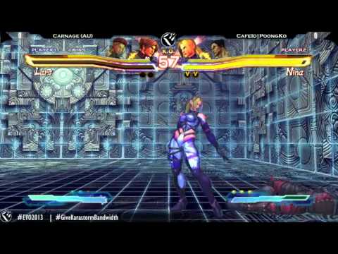 EVO2013: SFxT Pools - CafeID|Poongko vs Carnage (AU)