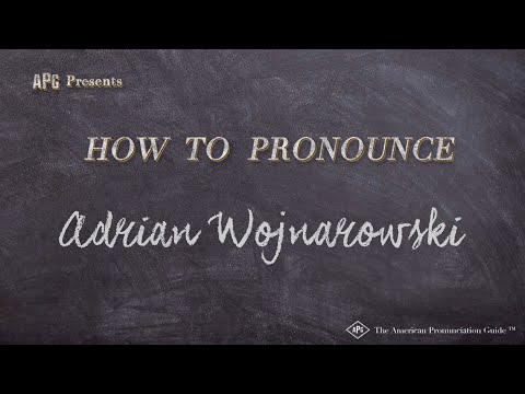 How to Pronounce Adrian Wojnarowski (Real Life Examples!)