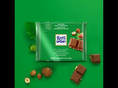 Ritter Sport Milk Chocolate with Hazelnuts