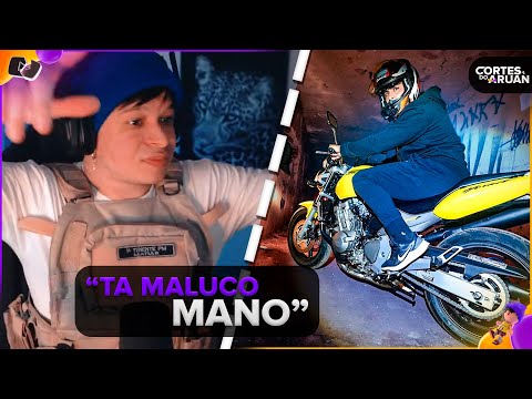 ARUAN REAGE: FUI NA LENDA COM A MINHA NOVA HORNET 😍 (RENATO GARCIA) - Cortes do Aruan