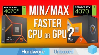 Same Price, Faster GPU vs Faster CPU: 4070 Ti + 7600 or 4070 + 7800X3D?