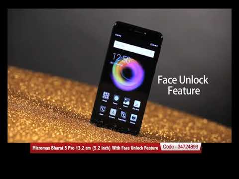Micromax Bharat 5 Pro 13.2 cm (5.2 inch) With Face Unlock Feature