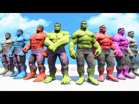 World War Hulk | Team Hulk vs Team Hulk || Red Hulk vs Red Hulk, Blue Hulk vs Blue Hulk