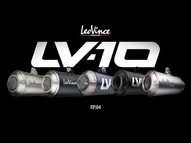Leovince LV 10 Slip On Exhaust Muffler Pipe Stanless Black 4