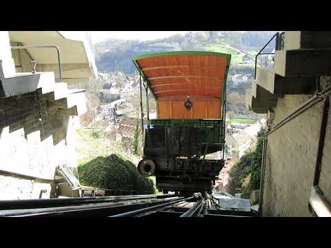 Funiculaire 1700.01 Fribourg Funi Fahrt komplett 2021 - le funi de Fribourg - Suisse