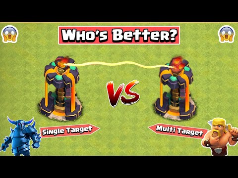 Single Target vs Multi Target Inferno Tower - Clash of Clans