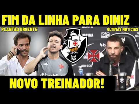 BREAKING NEWS! END OF THE LINE FOR FERNANDO DINIZ AT VASCO! NEW COACH! AFTER VASCO 0x1 FLUMINENSE