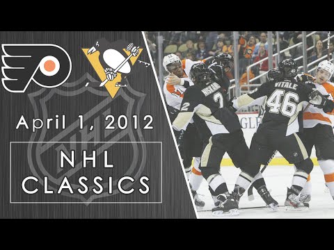 NHL Classics: Fists fly in epic game between Flyers and Penguins | 04/01/2012 | NBC Sports