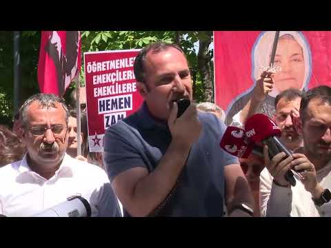 Genel Başkanımız Kadem Özbay - Özel Sektör ve Mülakat Mağduru Öğretmenleri Eylemi Basın Açıklaması
