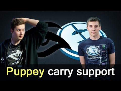 Arteezy vs Secret — Puppey carry support Naga vs EG Dota 2
