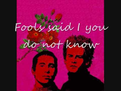 Simon & Garfunkel Sound Of Silence Lyrics