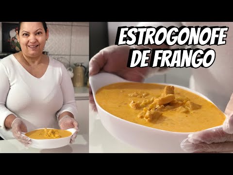 MUDAMOS A RECEITA DO NOSSO ESTROGONOFE DE FRANGO ESSA É BEM MELHOR
