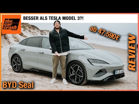 BYD Seal im Test (2024) Besser als Tesla Model 3 Highland oder VW ID.7? Fahrbericht | Review | Preis