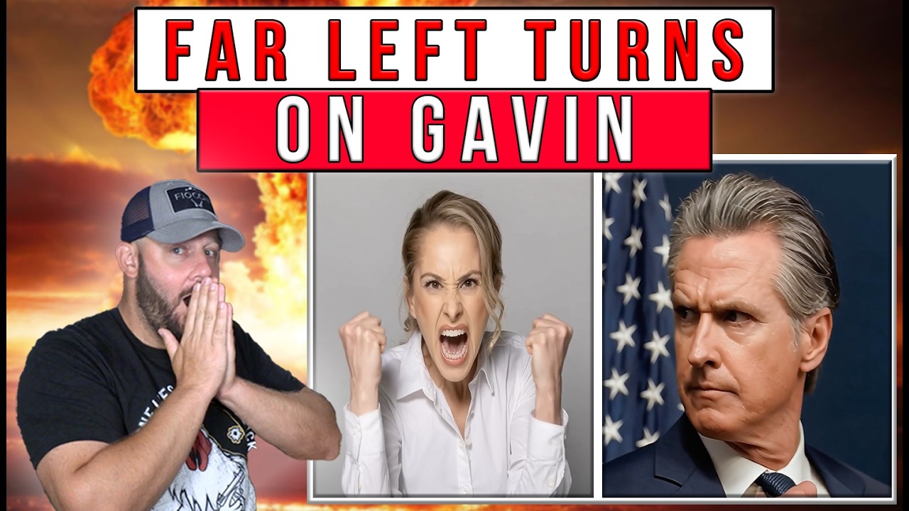 Gavin STEPS IN IT As Far Left EXCORIATES Him For Failing Litmus Test... They're Eating Their Own
