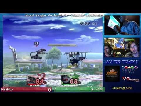 Brawl - Water Temple - Singles - WSF - KiraFlax (Pit, ROB) vs GT FOW (Meta Knight)