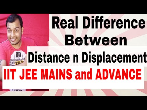 Difference Between Diaplacement and Distance || IIT JEE  MAINS AND ADVANCE CONCEPT ||