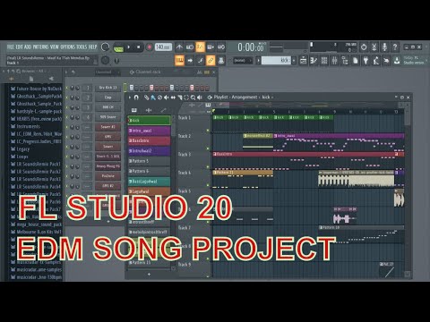 FL Studio 20 Project | EDM Song | LR SoundsRemix - Maaf Ku T'lah Mendua {Original Songs No Vocal]
